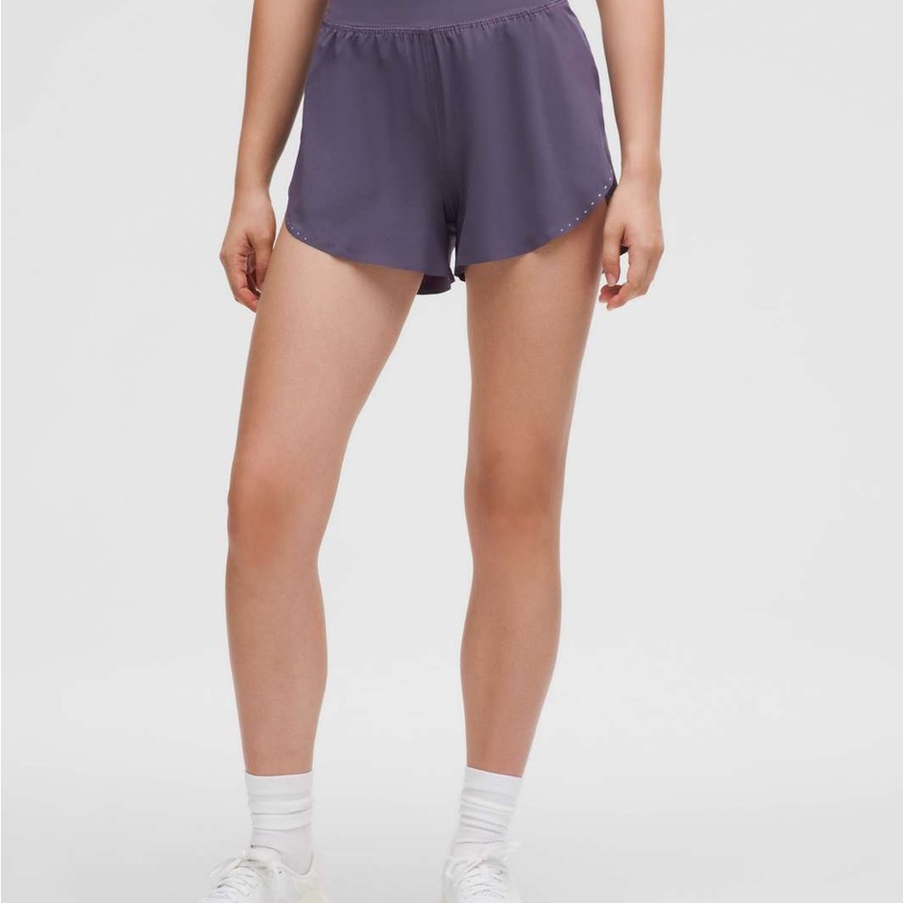 Lululemon Fast and Free Reflective High-Rise Classic-Fit Short 3" Nightfall